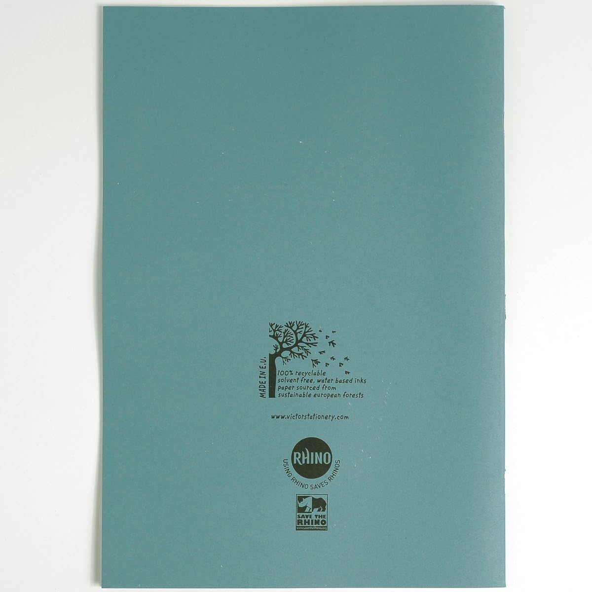 Rhino A4 Exercise Books, 32-Page / 8mm Lined with Margin Paper Notebook, 10-Pack, Office & School Stationery Supplies, Light Blue - Image 4
