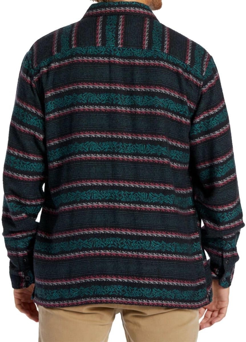 Billabong Men's Offshore Jacquard Flannel Long Sleeve Shirt