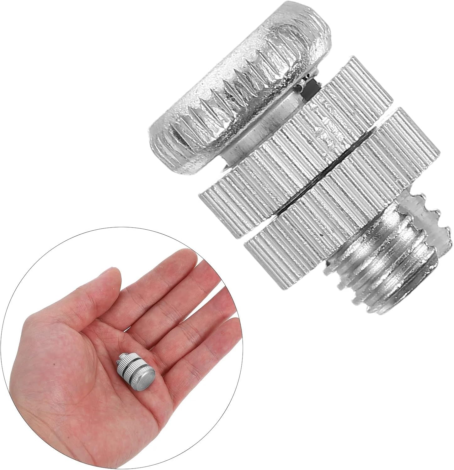 Split Bolt Wire Connector Electronic Fence Accessories Connector Agricultural Aluminium Alloy Electric Gate Connectors Fencing Mounting Clips(36pcs)