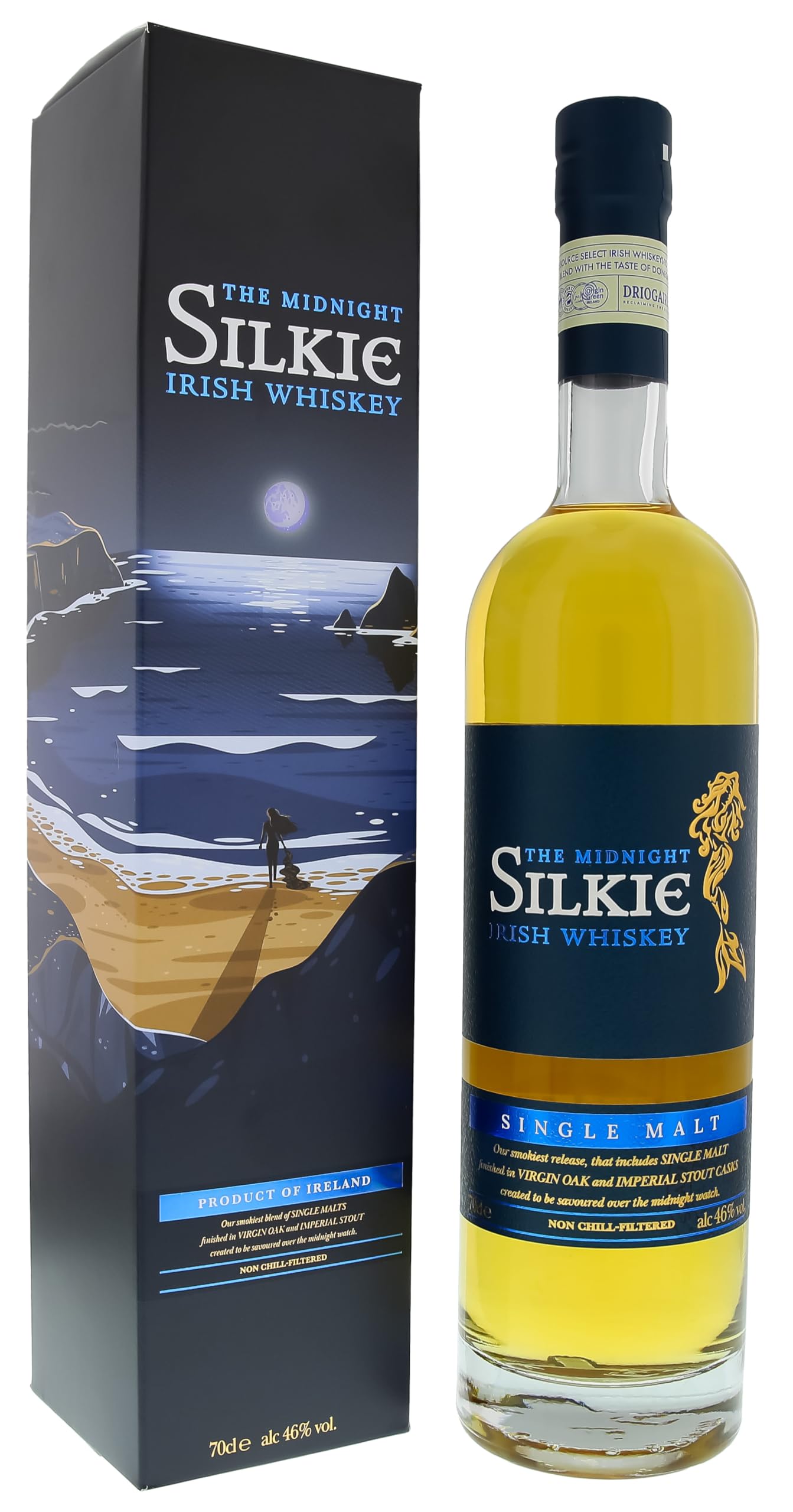 The Midnight Silkie Irish Whiskey 70cl