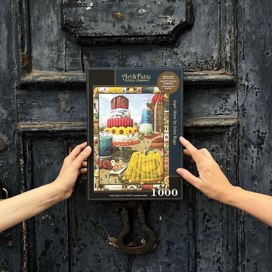 Miniatura 6 de Art & Fable Aspic Hunt by John Rego - Rompecabezas de 1000 piezas para adultos, perfecto para noches de juego, regalos y diversión familiar