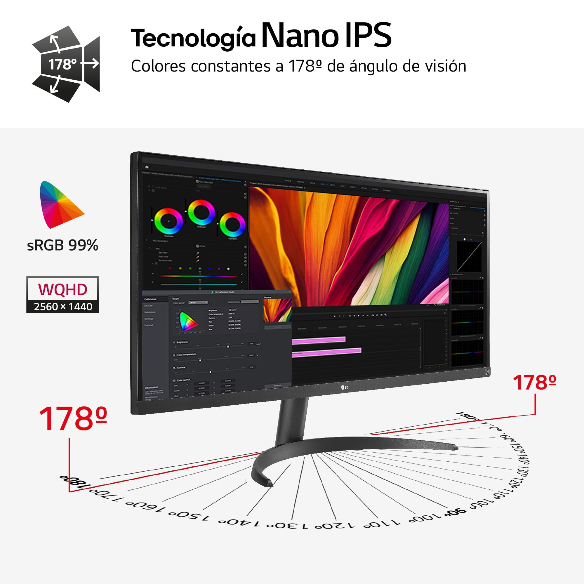 LG 34WQ500-B - Monitor UltraWide 34