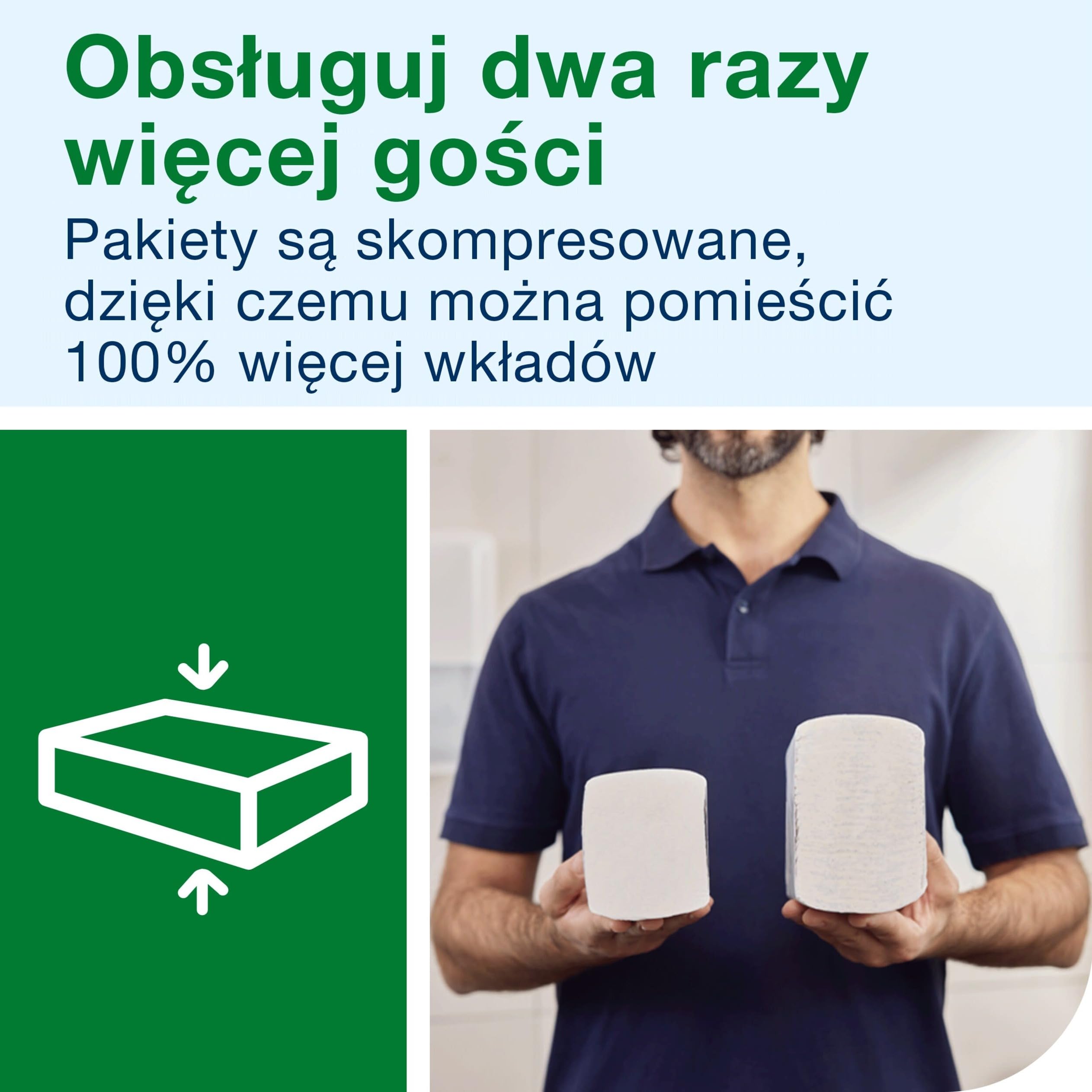 Tork Xpress Miękkie, Składane Ręczniki do Rąk, Białe, H2, Zaawansowane, 2-Warstwowe, Składane w M, Duże, 12 x 200 Arkuszy, 120454