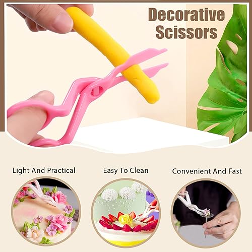 Miniatura 4 de 37 piezas de extrusora de arcilla de acero inoxidable, extrusora de pasta de azúcar, juego de herramientas de decoración de fondant con discos,