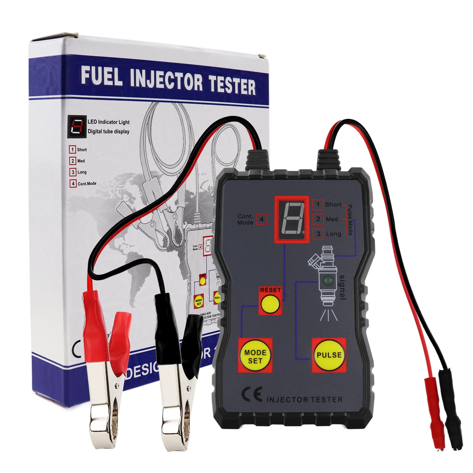 Snapklik.com : Professional Fuel Injector Tester Kit: Advanced DIY ...