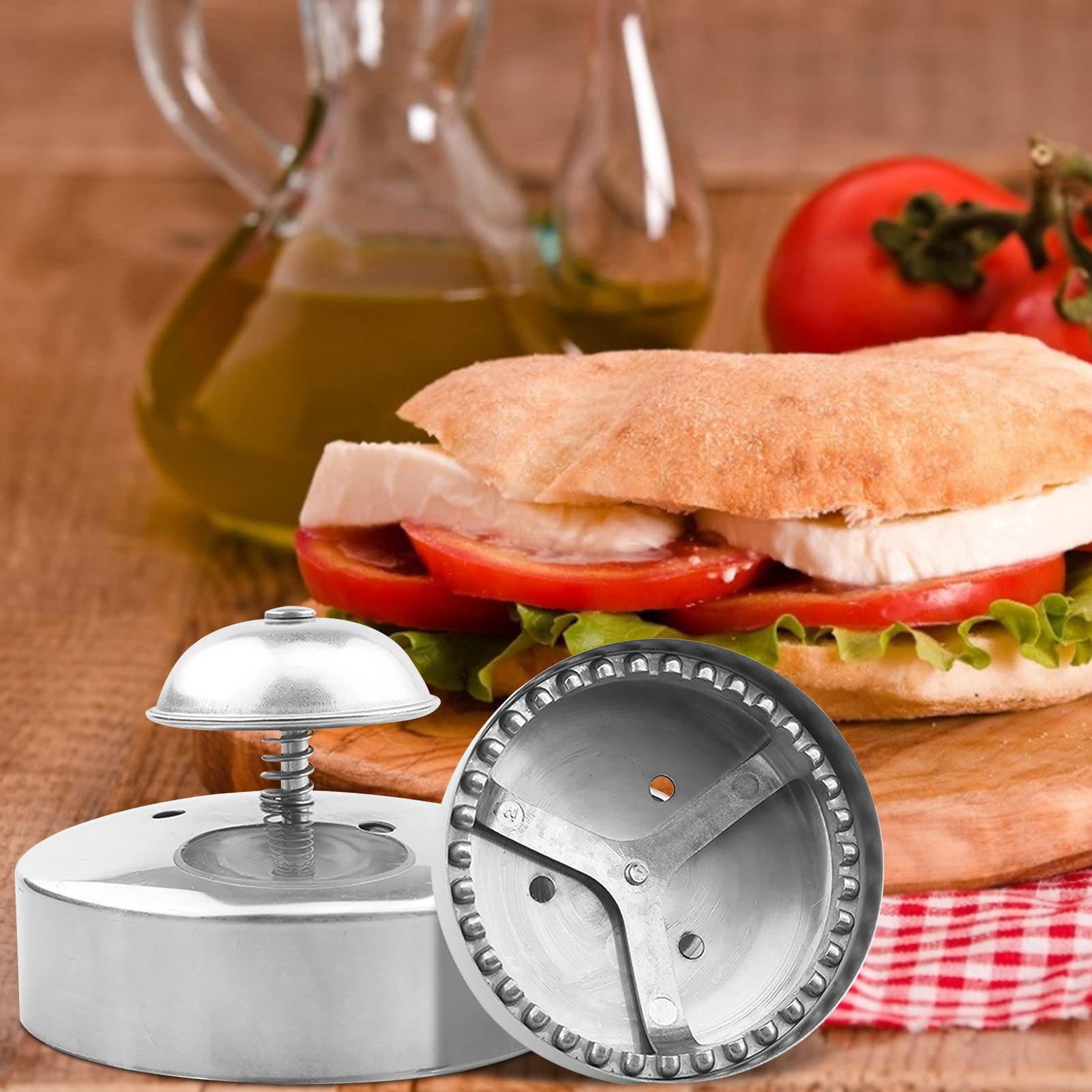 Preszzo Pince à Sertir Sandwich - Machine à Toastie Pour Pain Fin, Standard Et Wraps - Collations Grillées Saines