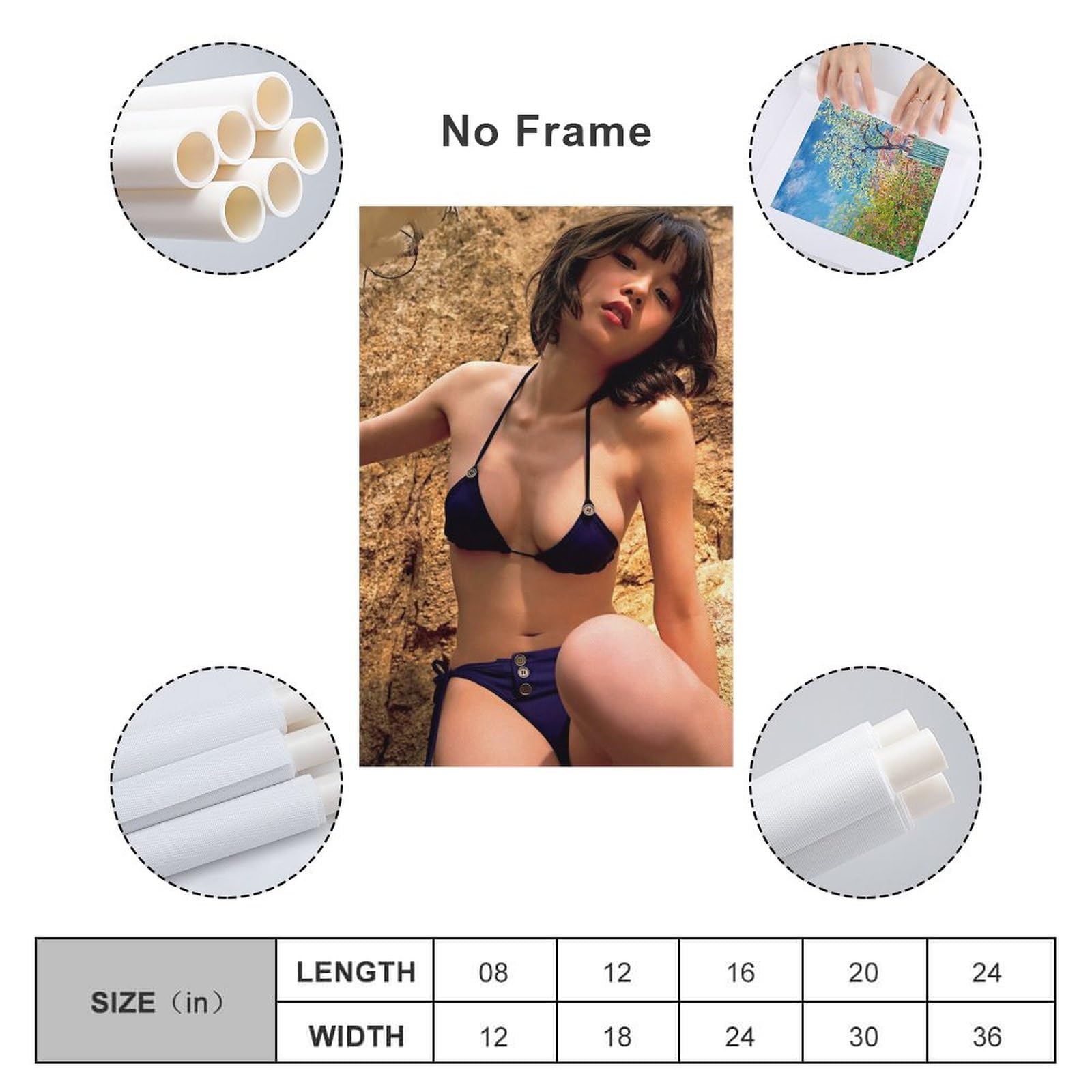 Amazon.co.jp: 浅川梨奈セクシー女優ビキニ写真ポスター プリント