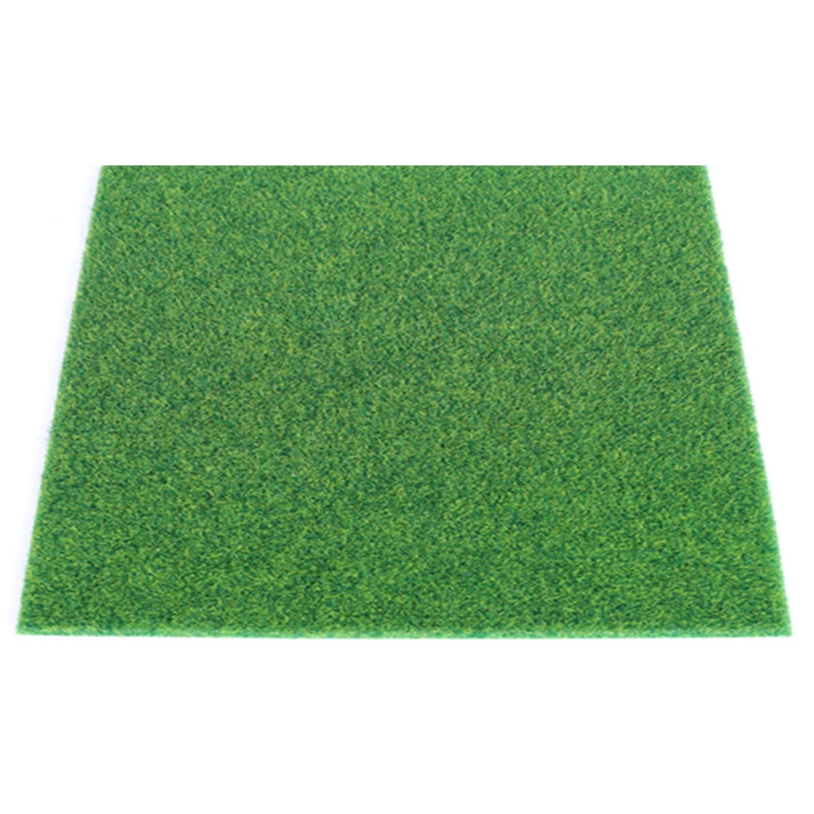 Hsioluted Grass Mats Green Artificial Lawns Turfs Carpets Fake Sod Gardens Moss for Roof Gardens Yard and Exhibition Setups Artificial Turfs Grass