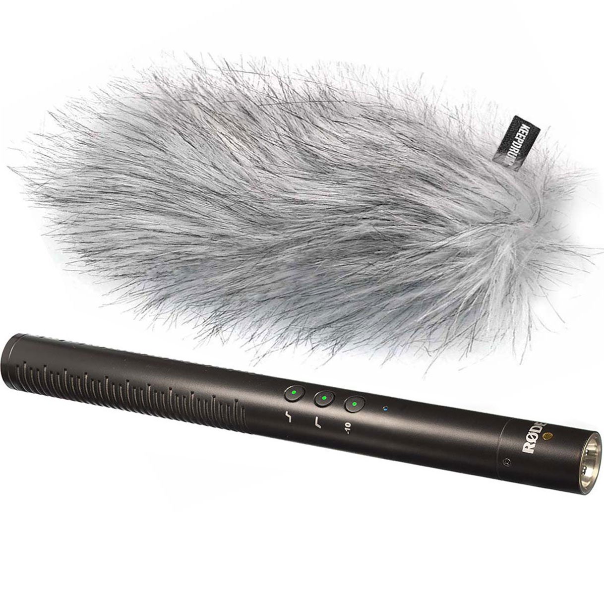 Rode NTG-4+ Plus - Microfono direzionale + protezione antivento Keepdrum WSWH