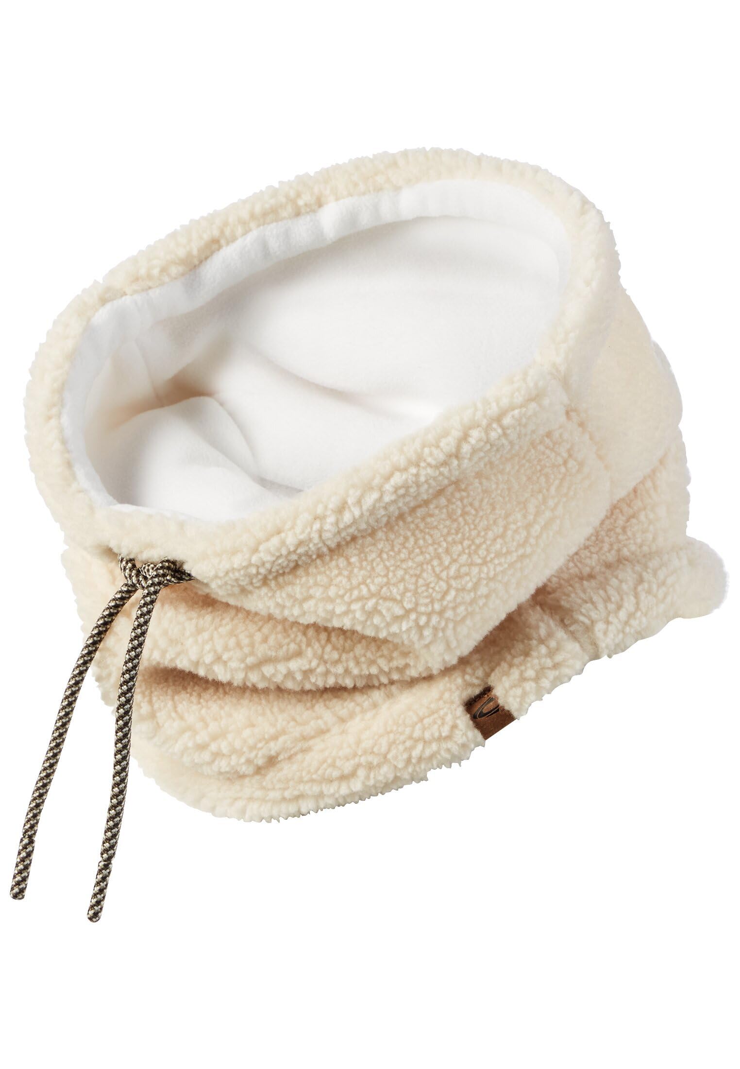 Tour de cou blanc regular taille unique camel active 307550 cache-col hiver - 5