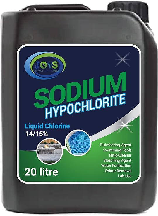 Sodium Hypochlorite 20 Litre Liquid Chlorine Garden & Patio Amazon.co