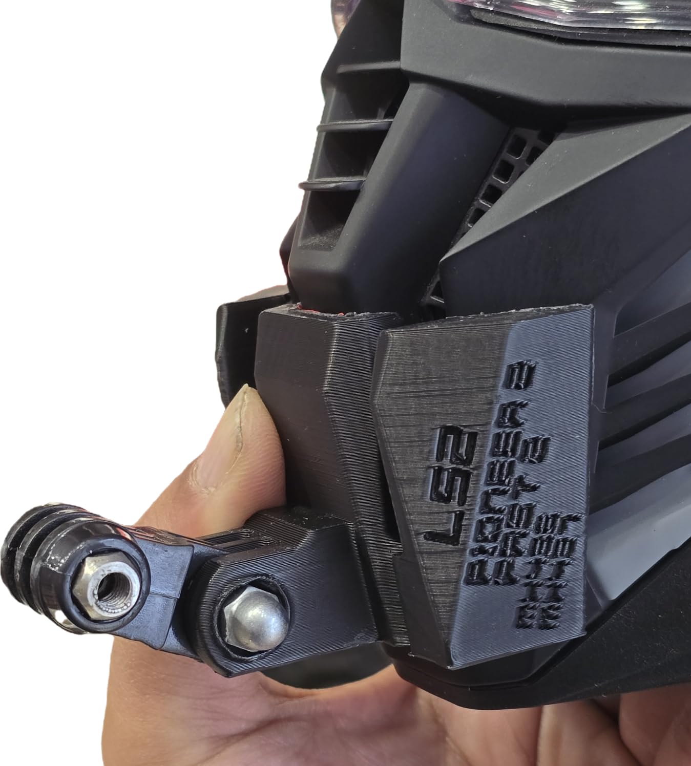 Custom Chin Mount for LS2 MX436 Pioneer 2 [Pioneer II] MX437 Fast 2 (CORE)-picture-12