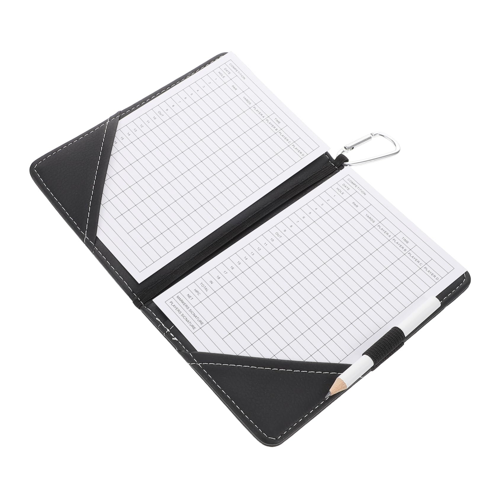 ibasenice Golf Scorebook Stylish Scorecards Holder Balls Sports Scorebook Score Keeping Supply