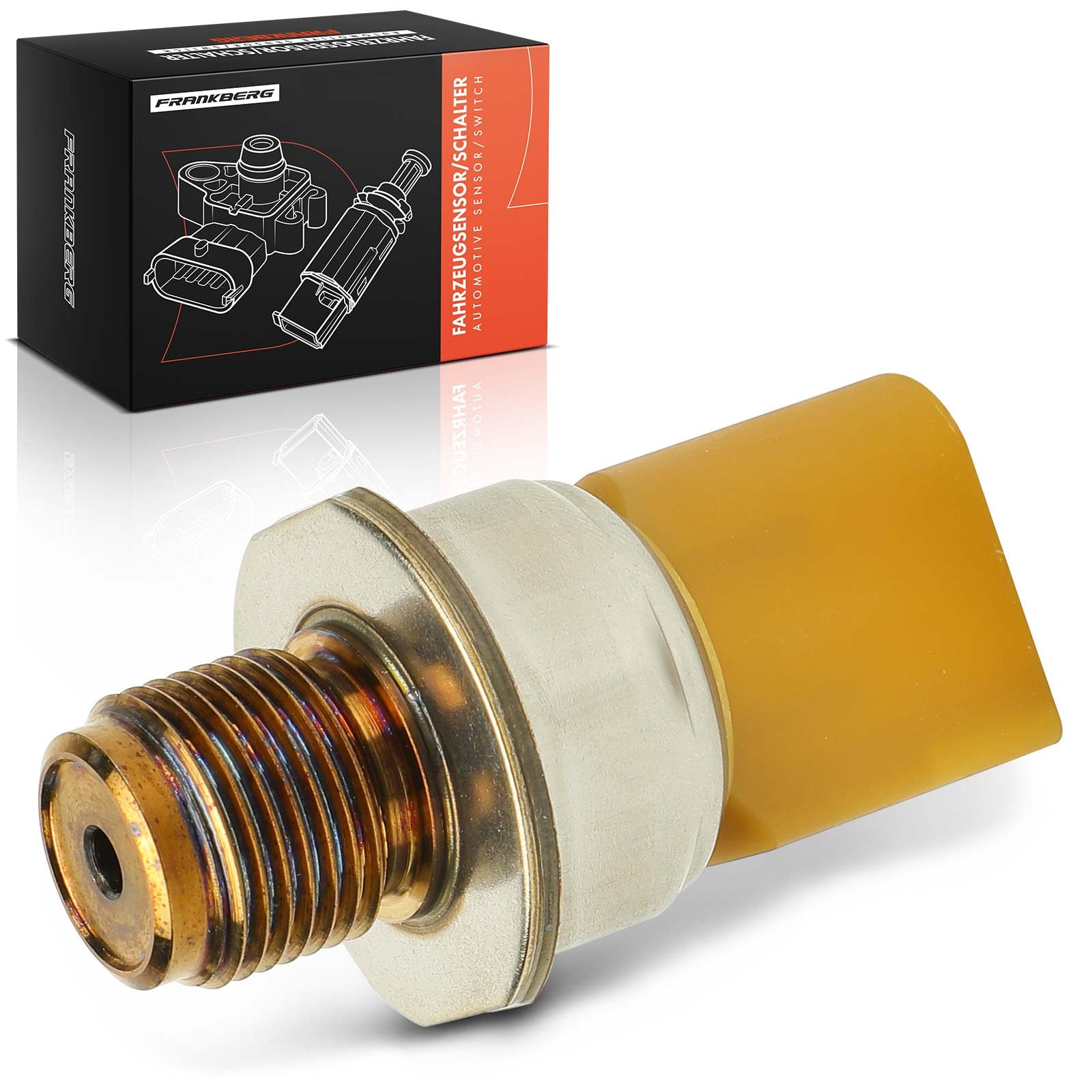 Frankberg Capteur de pression différentielle pression d'échappement | 03L906051; Compatible avec: Altea XL 5P5 5P8, Polo 6C1 6R1, R.o.o.m.s.t.e.r 5J7, A1 Sportback 8XA 8XF, CC 358