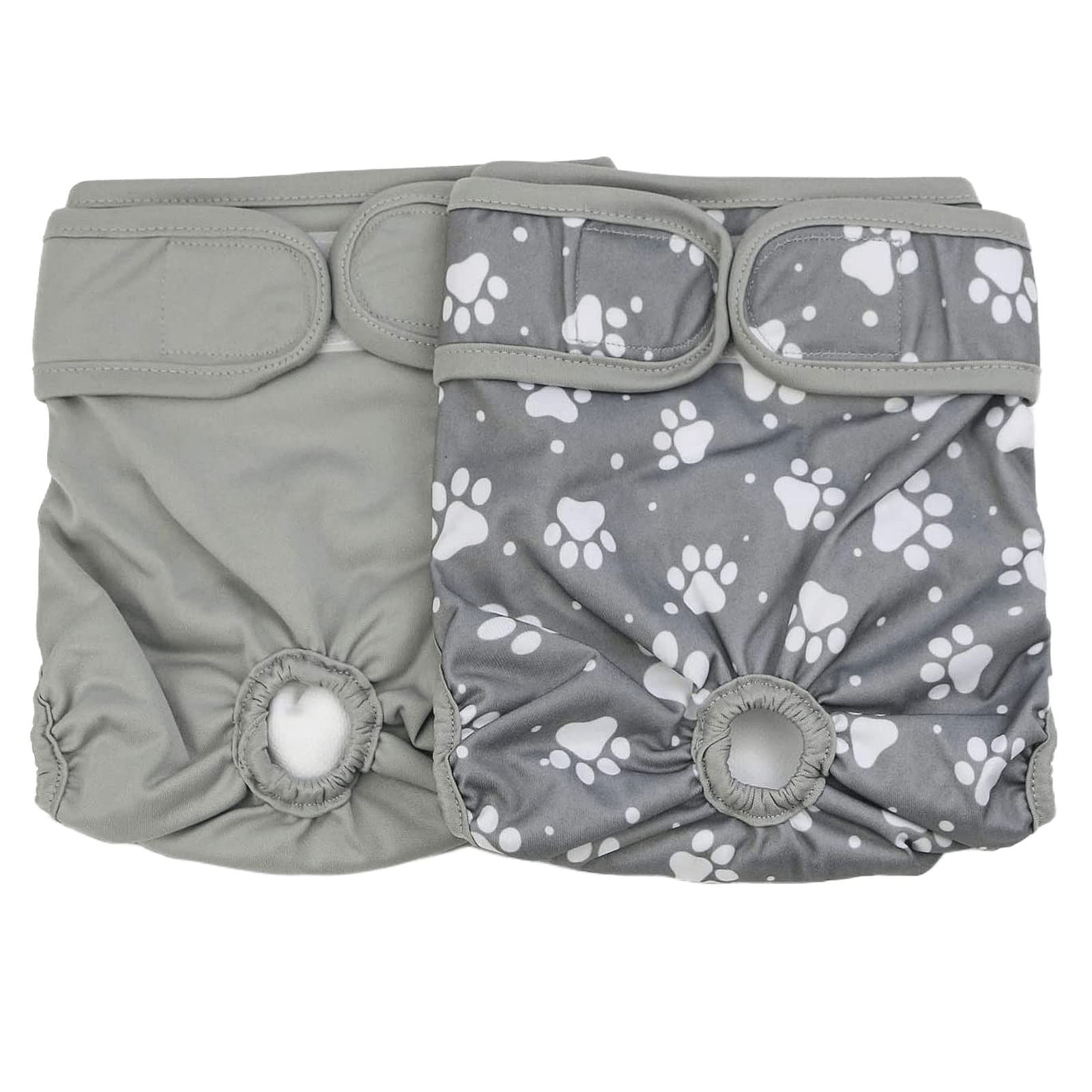 Hanyi Pañales Lavables para Perros, Pañales Duraderos para Perros, Pañales Premium para Perros Femeninos (2 pañales B, XS)