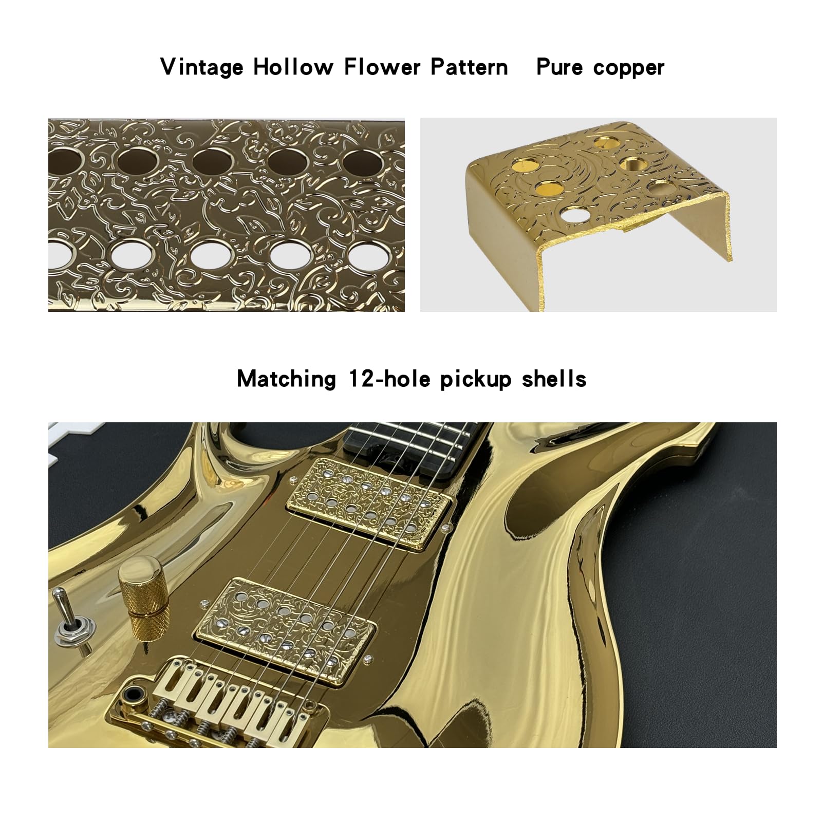 Ricambi Epiphone Les Paul Humbucker KAISH 2 Pz Nero Humbucker Pickup Ring Curvo Inferiore Fame Per Epiphone Les Paul Humbucker Rings Per Les Paul