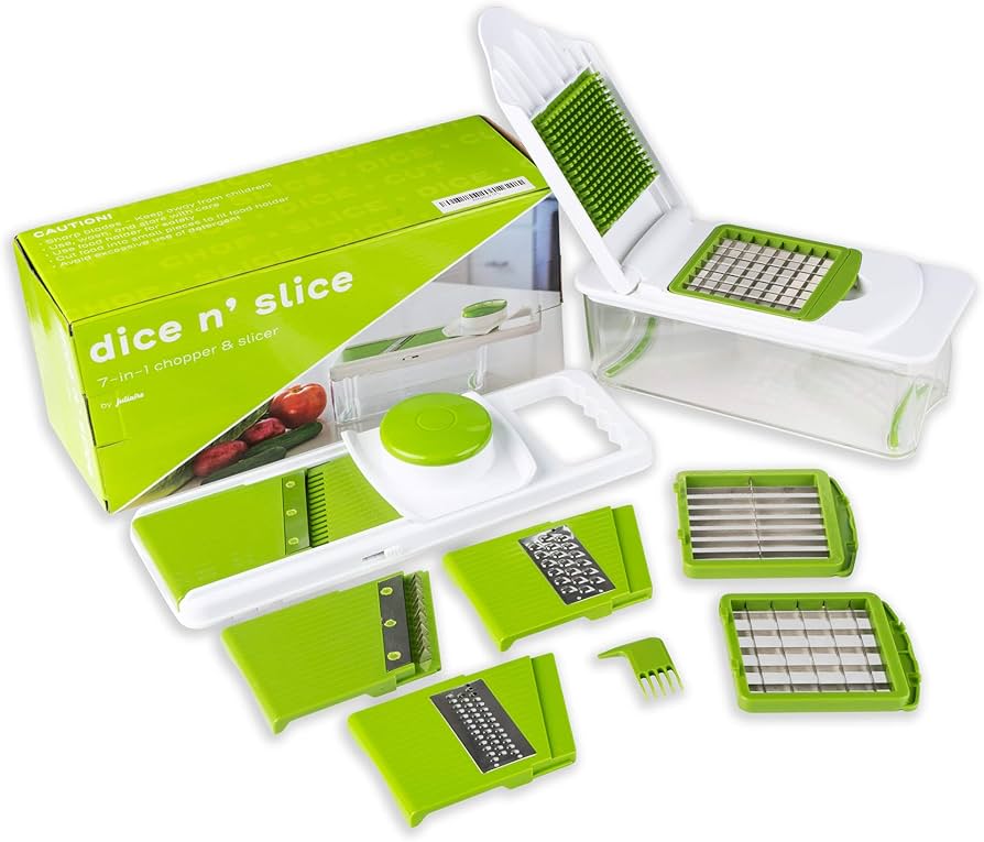 Dice n Slice Vegetable Chopper and Slicer, Kitchen Gadget with