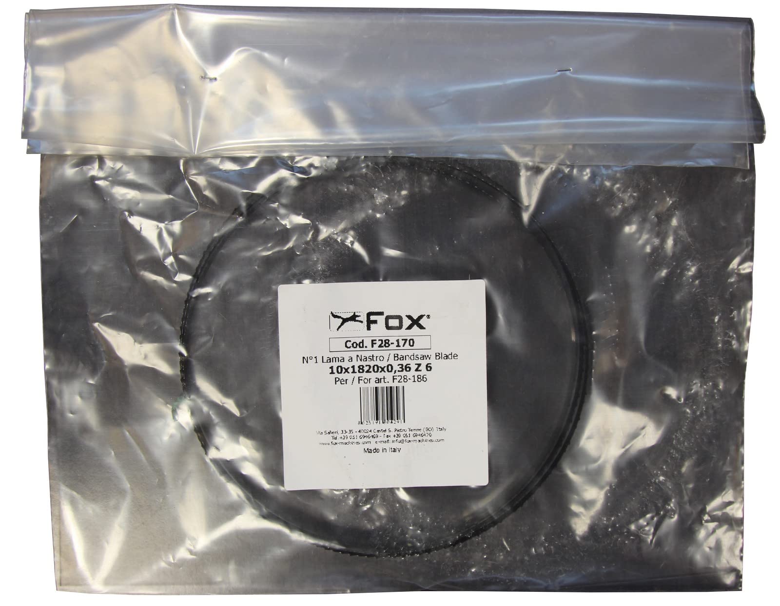1PEZZO NASTRO RICAMBIO ART. F28-170 X FOX F28-186