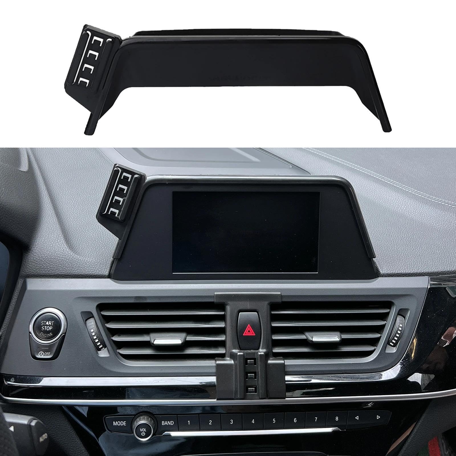 Uchwyt Samochodowy na Telefon dla BMW serii 1 F20 F21 2012-2018, uchwyt samochodowy na telefon komórkowy, stojak na nawigację GPS (podstawa i uchwyt 8,8 cala 2)