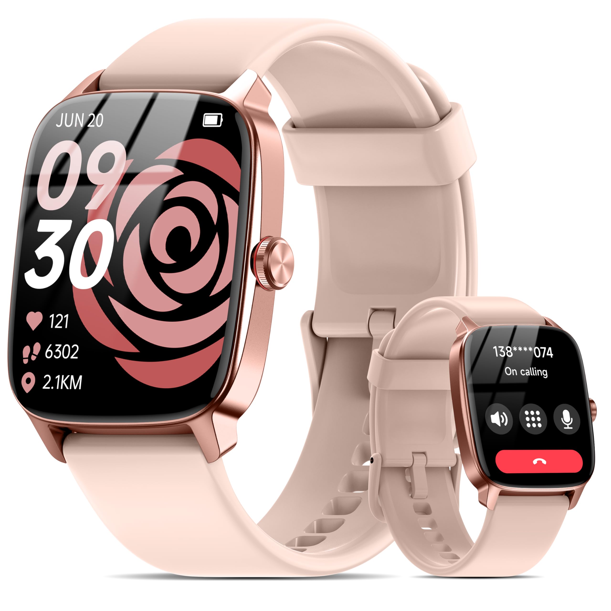 Amazon | スマートウォッチ 1.85 インチ大画面 Bluetooth 5.3通話
