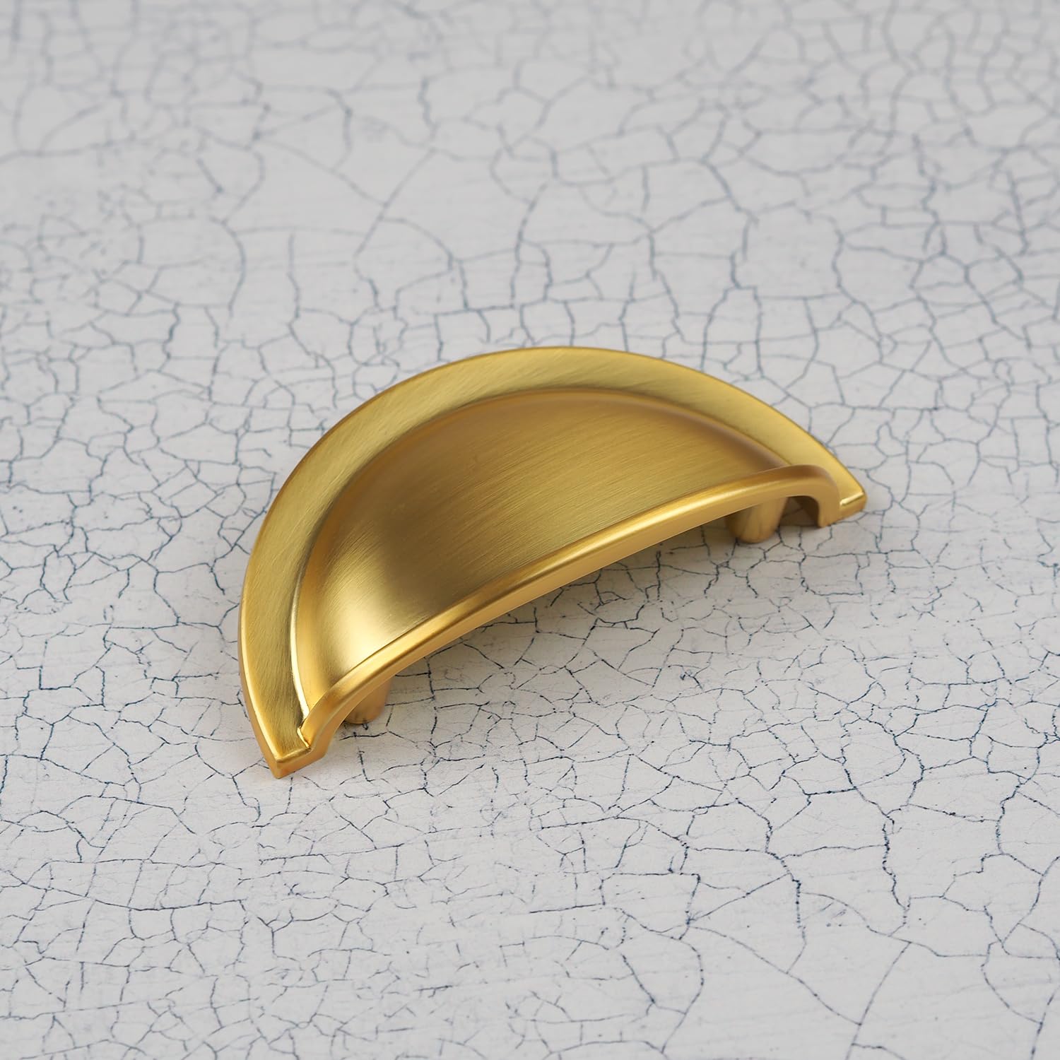 10x Brass 64mm Cup Handles Dark Gold Kitchen Cabinet Cupboard Door Drawer Pull