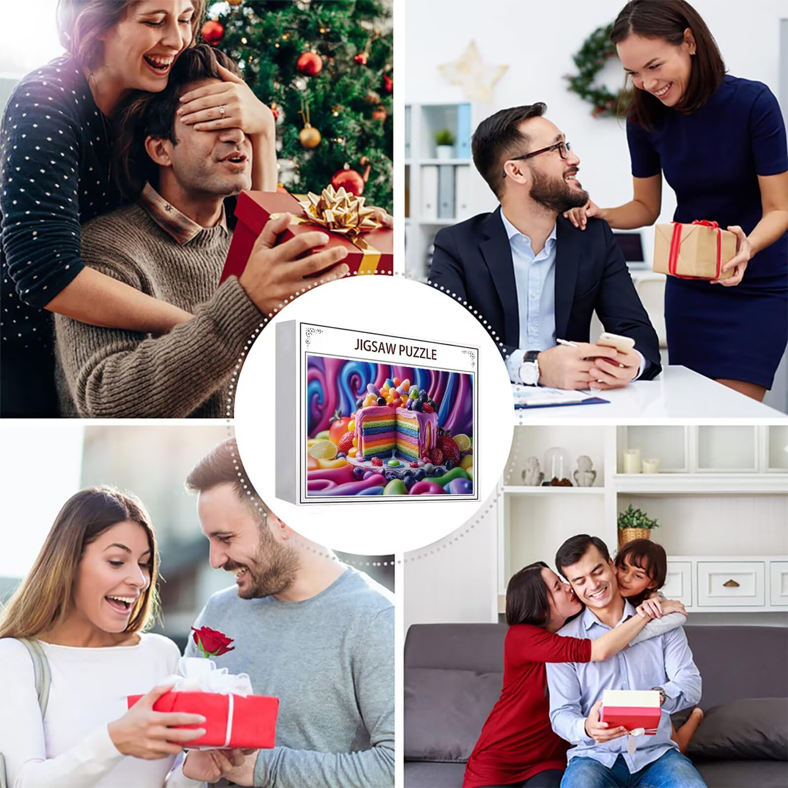 Puzzle 4000 elementów ciasto puzzle dla dorosłych owoce 141 x 87 cm Unikalne rzemiosło klasyczne 3D drewniane układanki do rodzinnych gier aktywnych, układanka do samodzielnego wykonania nawet do