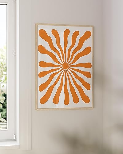 Vista 61 de HAUS AND HUES Evil Eye Decor - Navy Blue Wall Art, Evil Eye Wall Decor, Mykonos Artwork, Evil Eyes Print, Big Eyes Painting Print, Evil Eye Poster