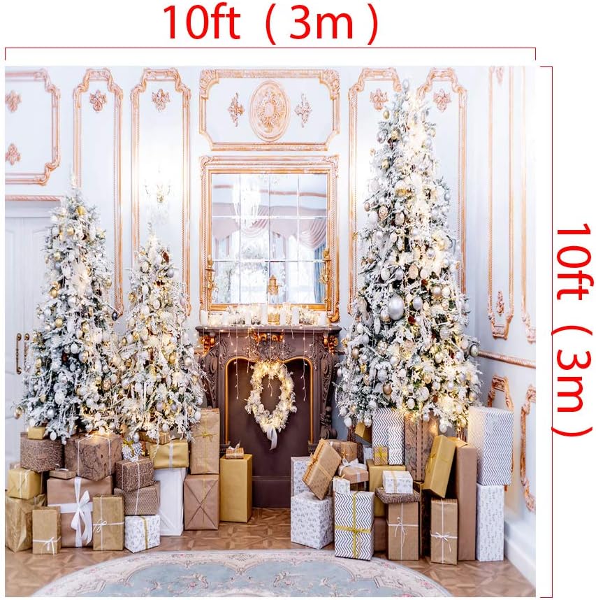 Best Deal Kate Christmas Backdrops Christmas Photography Backdrops Xmas Party Decoration Background Indoor Photo Booth Props,10x10ft Product Deal Kate Christmas Backdrops Christmas Photography Backdrops Xmas Party Decoration Background Indoor Photo Booth Props,10x10ft