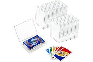 Card Deck Boxes Legendary 12 Pack Transparent Game Card Case Box Holder...