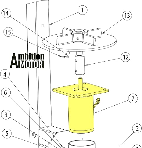 Miniatura 6 de AMBITIONMOTOR El motor esparcidor de sal reemplaza a los compradores SaltDogg 3005693 para TGSUV1B