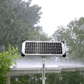 10 Watt Solar Panel Kit Replace FM123 for Mighty Mule FM200 FM350 FM500 FM502 MM360 MM260 MM262 MM560 MM562 EZGO-Solar Diamond Series Automatic Gate Openers Electrical Fence