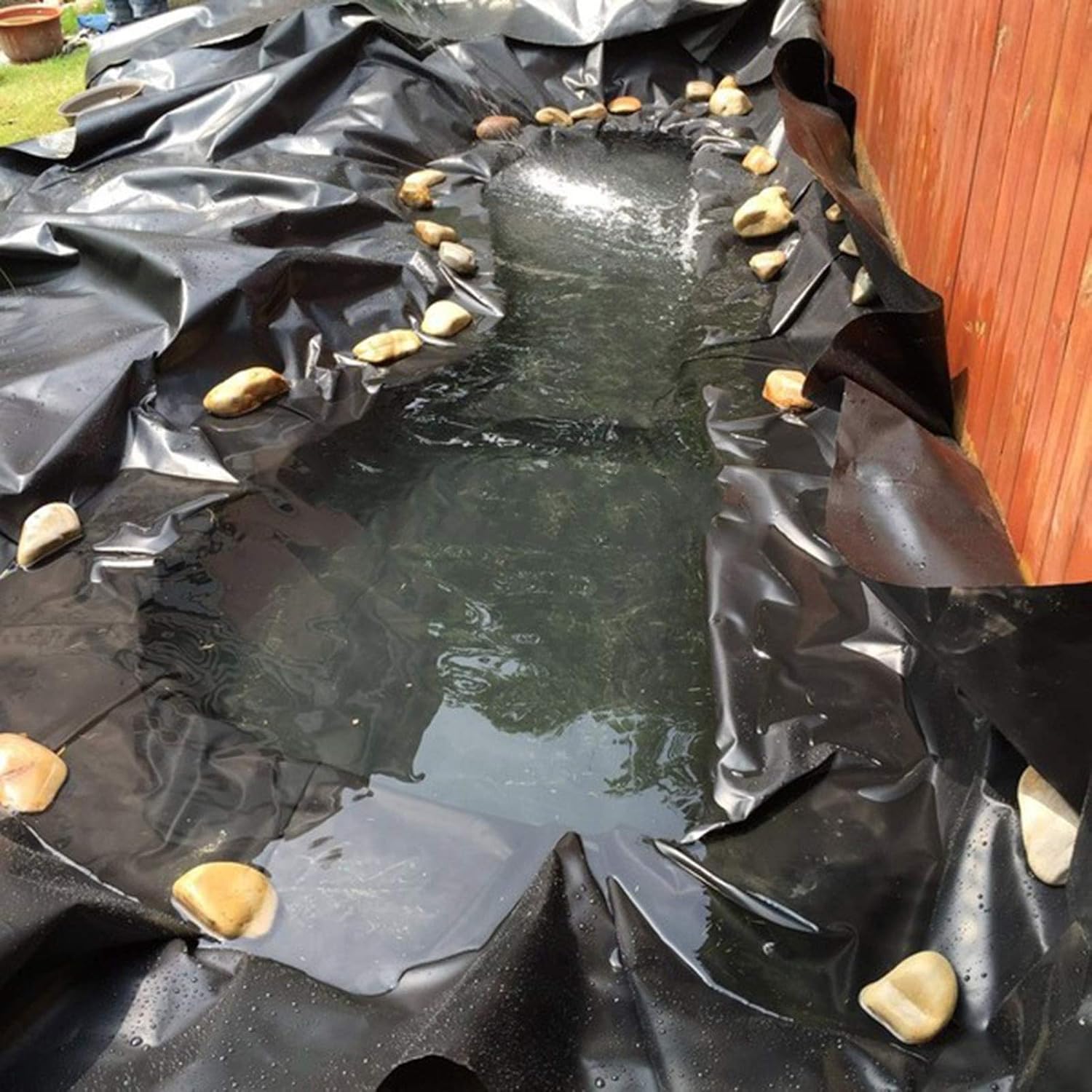 Flexible Pond Liner 40S - 0.4MM, Protective Underlayment for Water Gardens, Koi Ponds, Fountains & Terrariums – Durable for Stream & Water Feature Protection