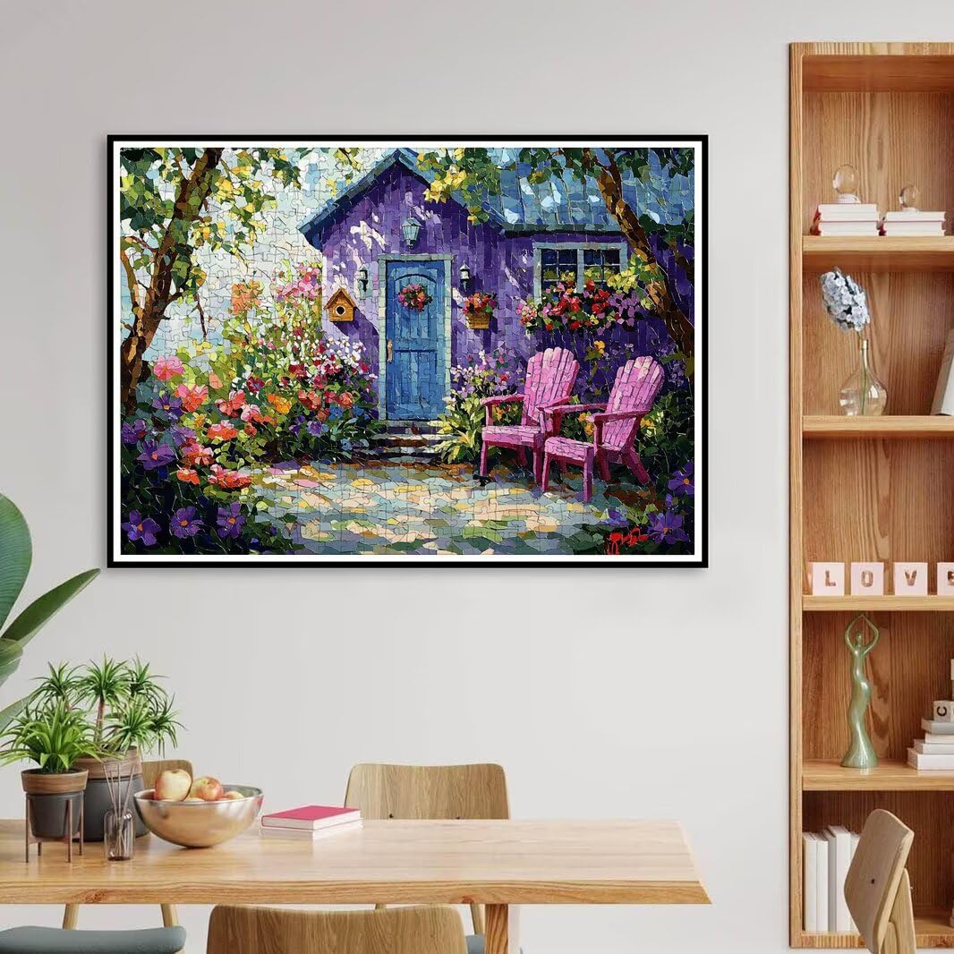Puzzle 1000 Pièces Adultes, Puzzle Jardin Impossibles pour Adultes -4620