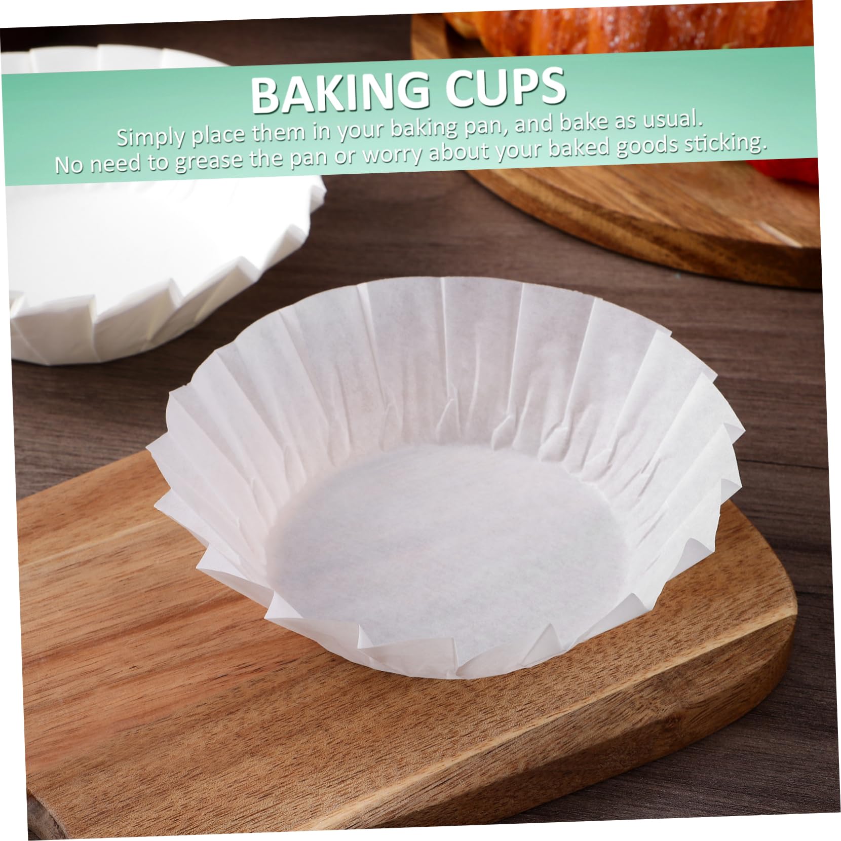 TOPBATHY Muffinförmchen Papier 800 Stk Kuchenform Muffins Cupcake-halter-liner Cupcake-becher Kuchenförmchen Rund Backzubehör -pappbecher Halter Für Muffinförmchen Muffinbecher Hochzeit Papier