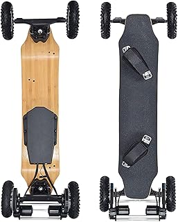 Elektrisches Offroad-Skateboard Elektrisches Longboard, 4-Stufen-Fernbedienung, max. 120 kg Traglast, ideal für Stadt & Pendeln Square-Corners