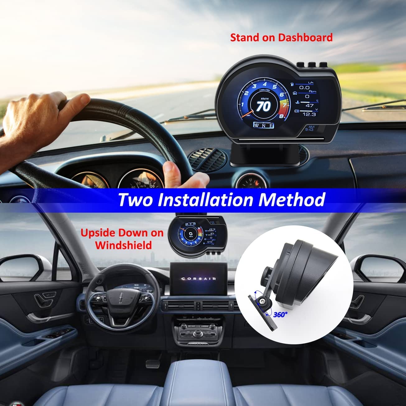 KAOLALI Car HUD Head Up Display User Manual