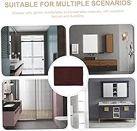 Vista 4 de Ciieeo Tapete de baño antideslizante absorbente de felpilla para baño y entrada, tapete multifunción, seguro y práctico para absorción de agua