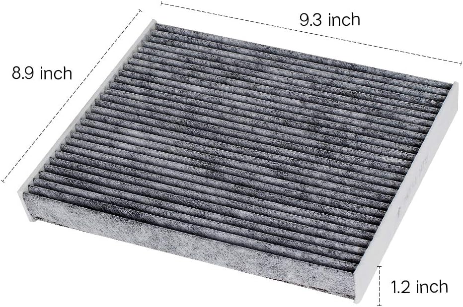 Kootek Cabin Air Filter with Activated Carbon, 2 Pack Replacement for CP134, CF10134, Honda & Acura, Accord Civic CR-V Acura Odyssey Pilot Ridgeline CSX ILX MDX RDX RL RLX TL TLX TSX ZDX HCF134