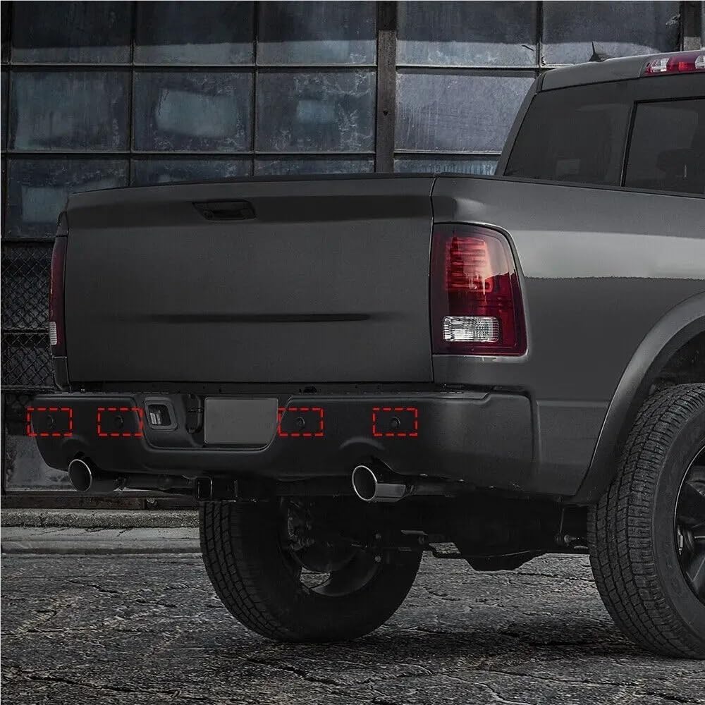 Compatible with Dodge for Ram 1500 2500 3500 2014-2018 Parking Assist Sensor Bracket Bezels Car Reversing Mount Accessories Reverse Assist(1pcs)