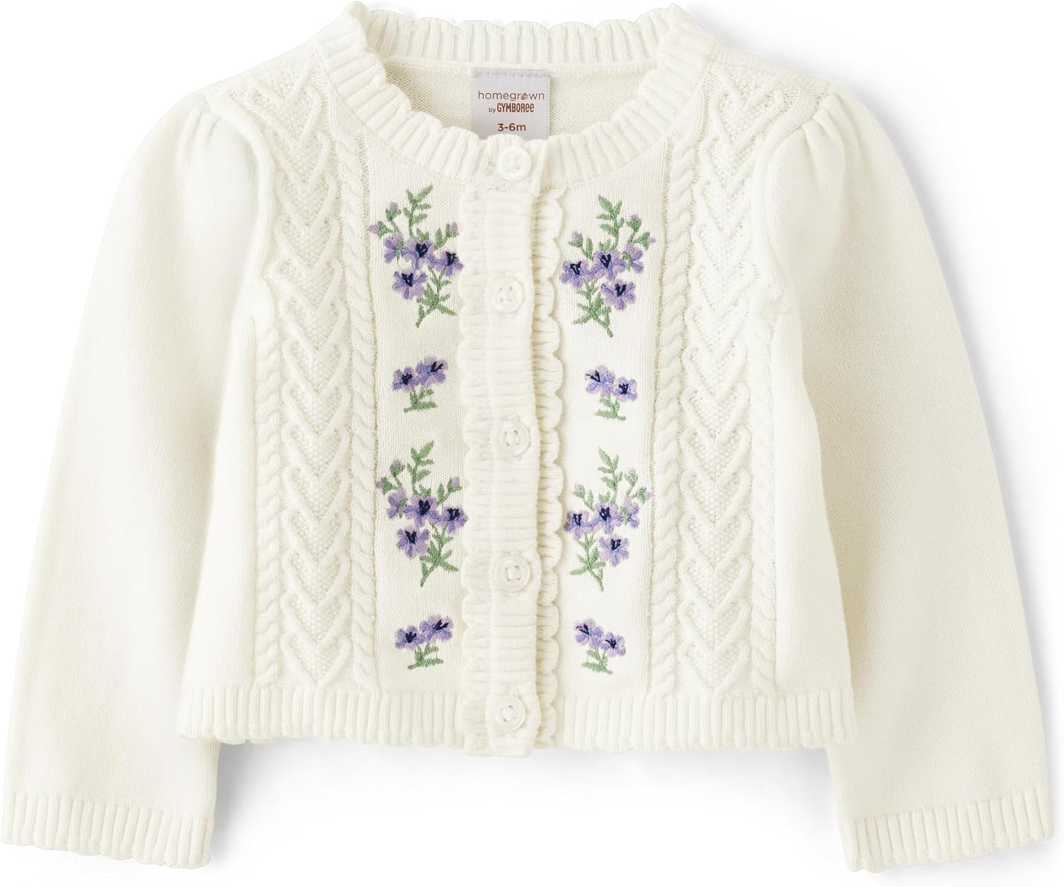 Gymboree,Button Up Cardigan Sweater,Flower Cardigan,UPTO7LBS.