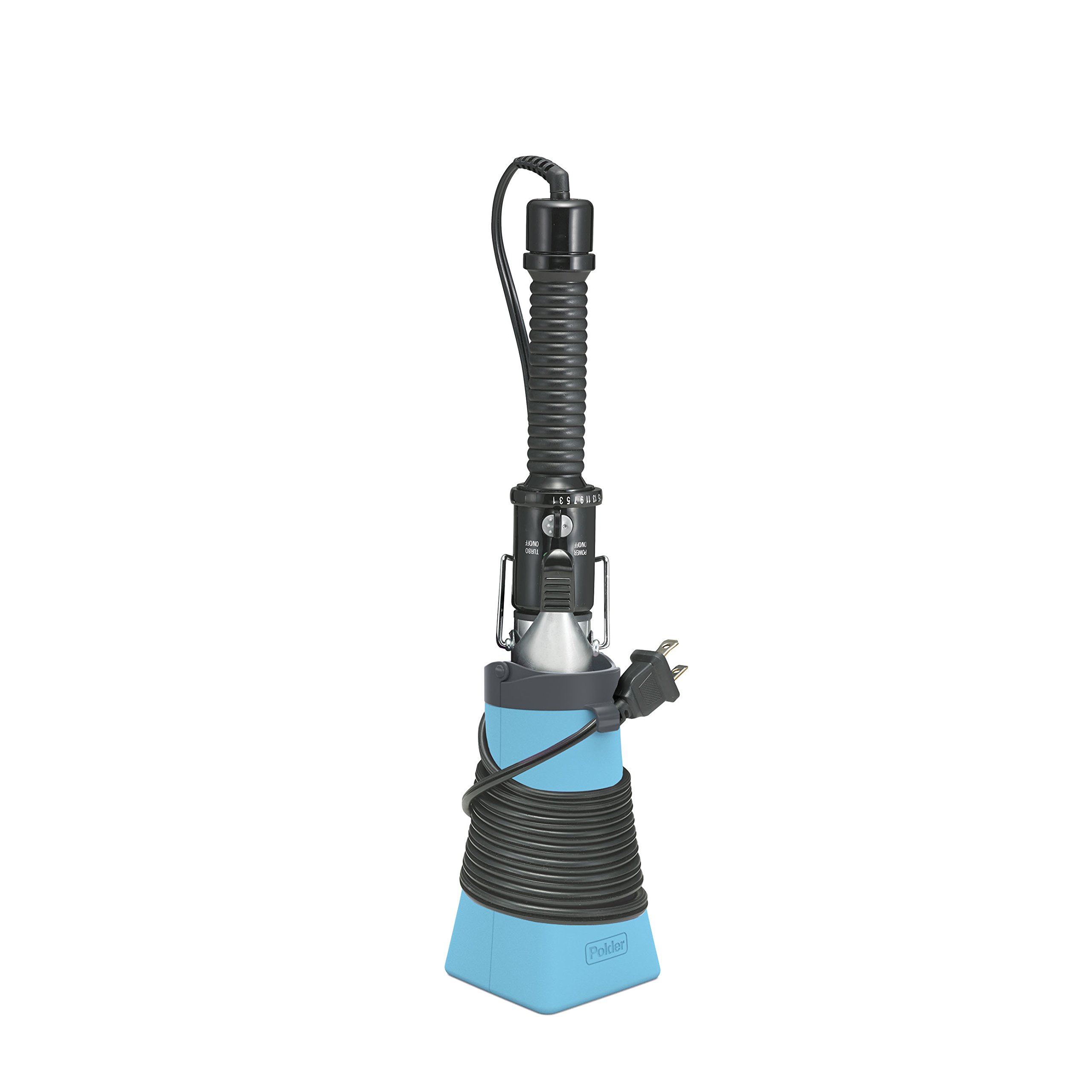 Polder BTH-7045-630 2-in-1 Hot Sleeve Hair Care Tool Holder, Blue Blue 10.75" x 2.75" x 2"