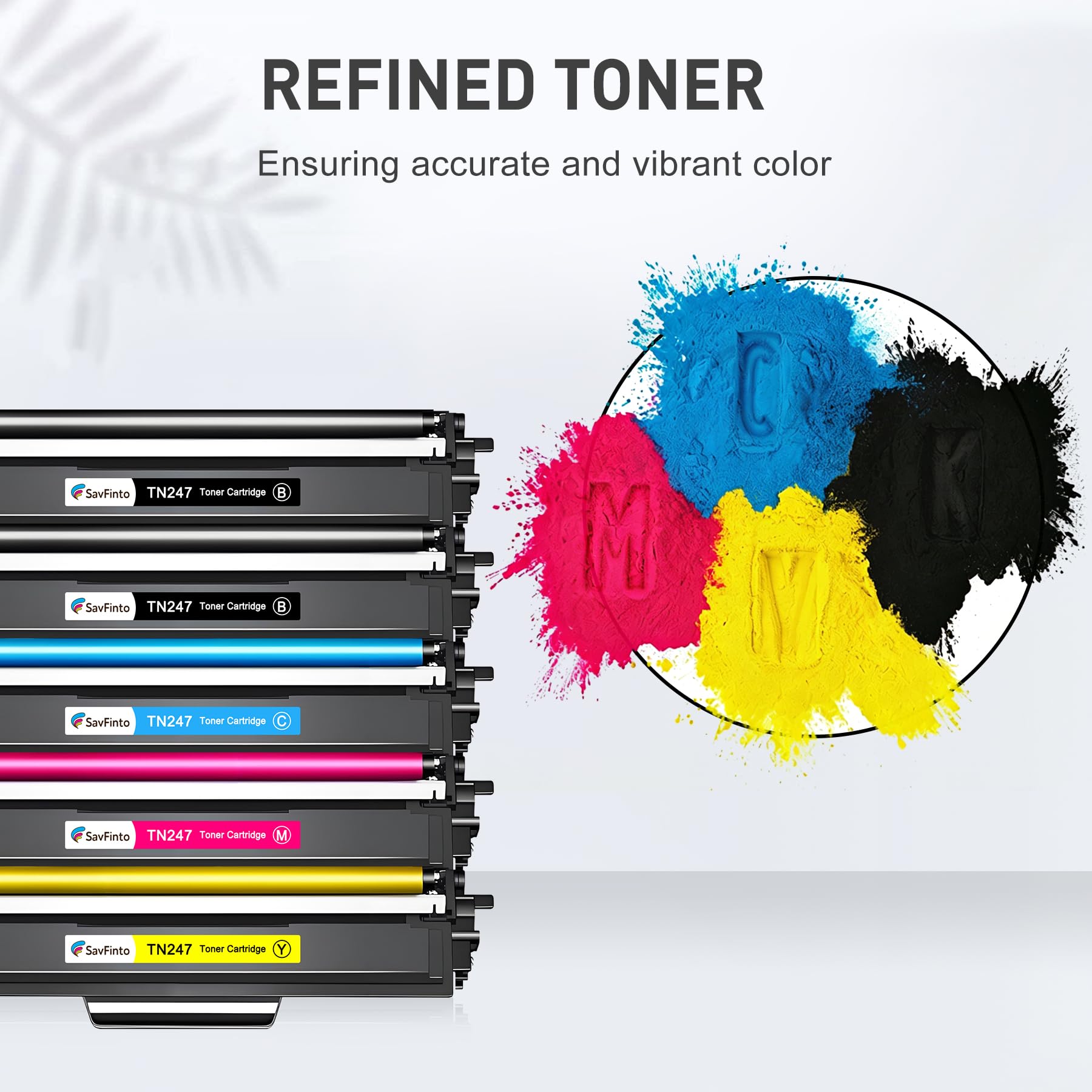 TN247 TN-243CMYK Cartucce toner Compatibili con Brother TN-247 TN243 Toner MFC-L3710CW MFC-L3750CDW MFC-L3770CDW DCP-L3510CDW DCP-L3550CDW HL-L3210CW HL-L3230CDW (confezione da 5)