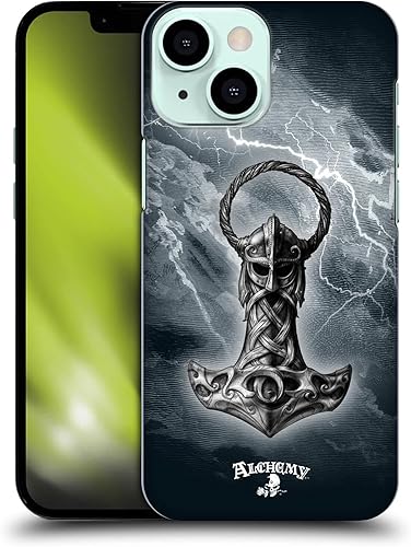 Head Case Designs Officially Licensed Alchemy Gothic Mjolnir Hammer Illustration Hard Back Case Compatible with Apple iPhone 13 Mini