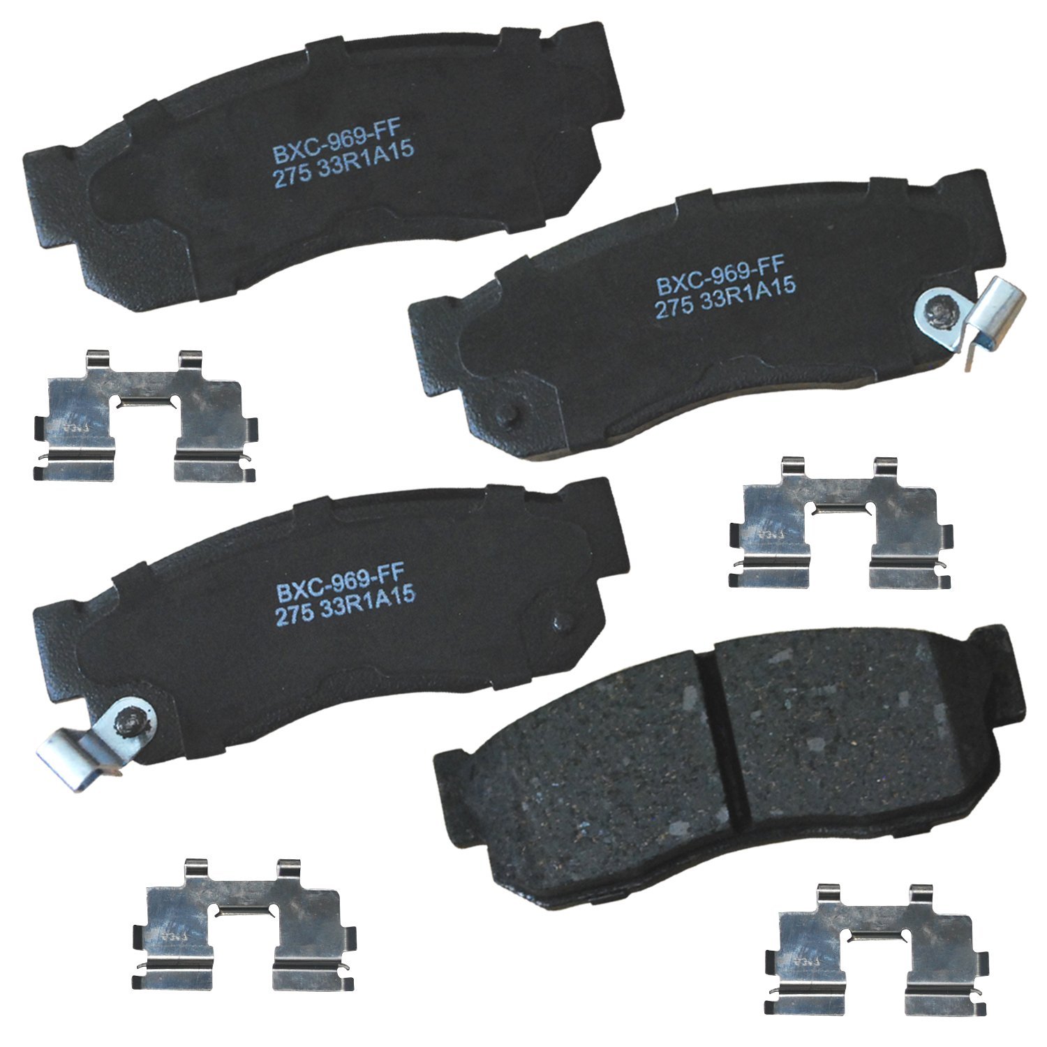 Bendix Premium SBC275 Ceramic Front Brake Pads for Datsun Samurai 1984, Nissan Hikari 1992-1988, Pulsar NX 1984-1983, Pulsar NX 1990-1986, Samurai 1987-1985, Sentra 1990-1984