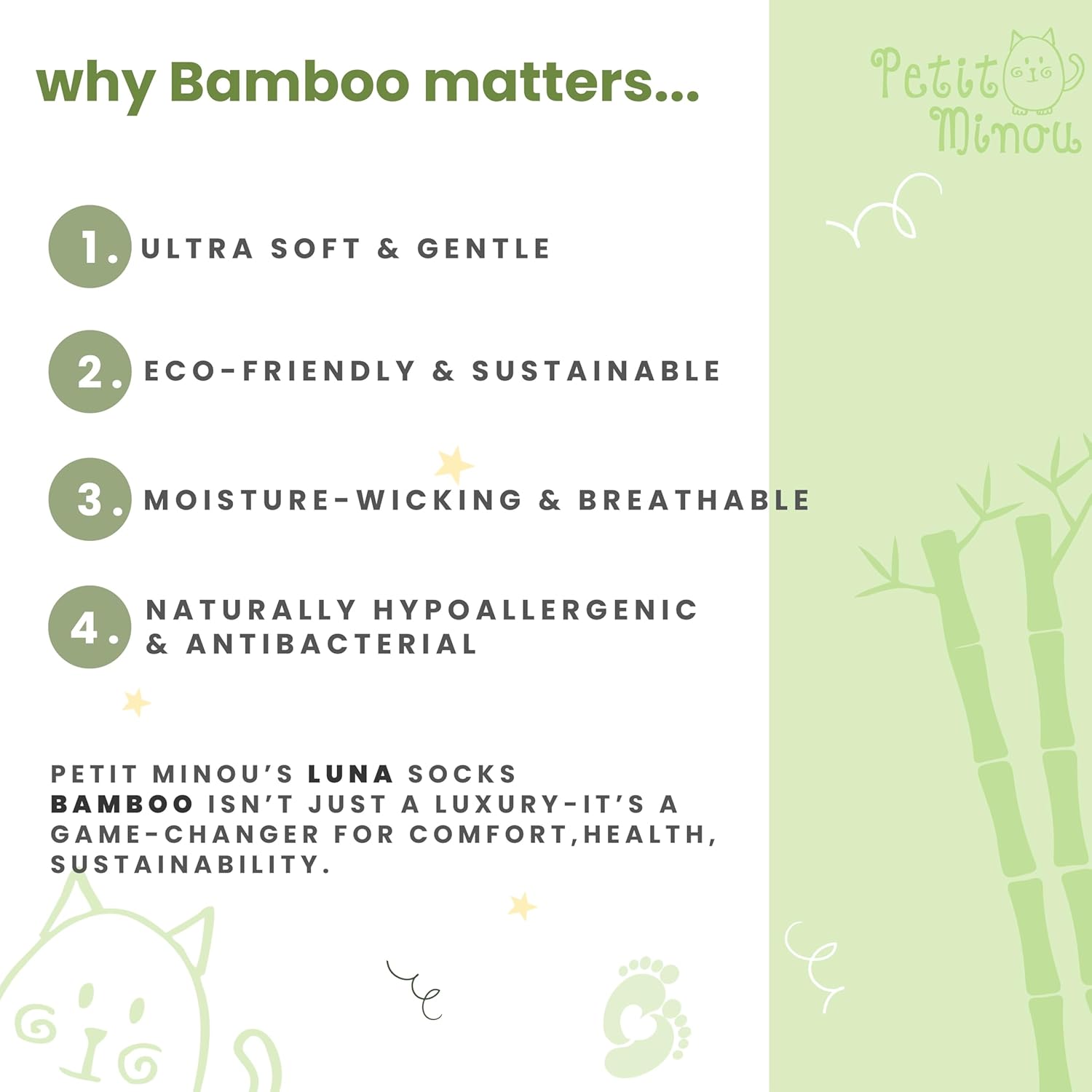 Luna Baby & Toddler Seamless-Toe Viscose from Bamboo Crew Socks (6-Pack) - Image 6