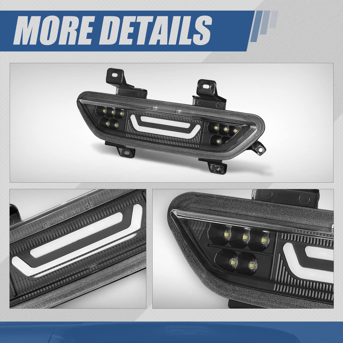 Amazon.com: Auto Dynasty 3D LED Bar Third Rear Tail Brake Light 