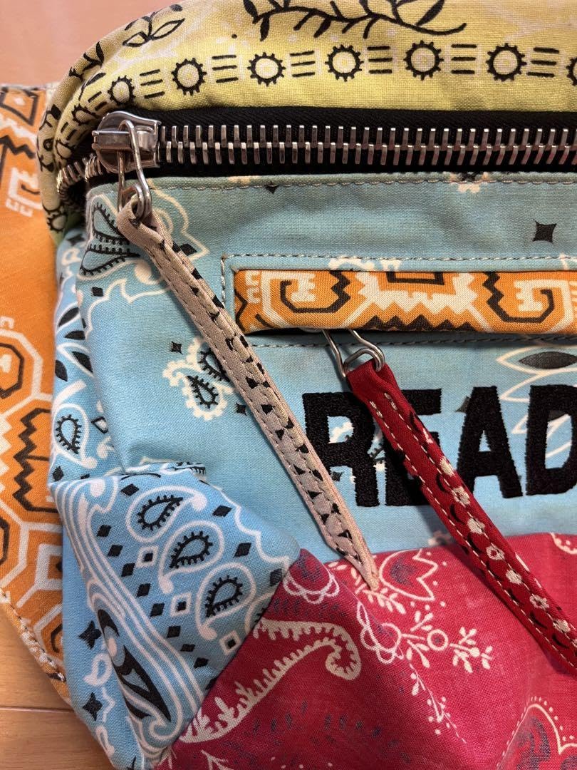 Amazon.co.jp: READY MADE ビンテージ バンダナ ボディバッグ