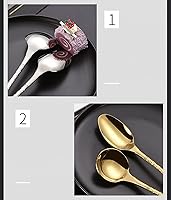 Vista 3 de Juego de cubiertos martillados para 8, cubiertos cuadrados de acero inoxidable de 40 piezas, juego de cubiertos de metal de diseño moderno, incluye