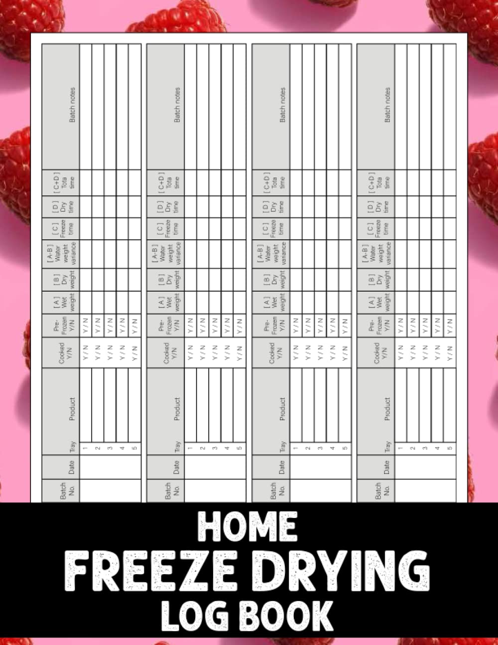 Buy Freeze Drying Log Book organized method of your freezedrying