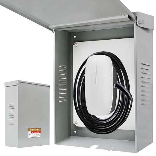 Weatherproof Wall‑Mounted EV Charger Protective Canopy